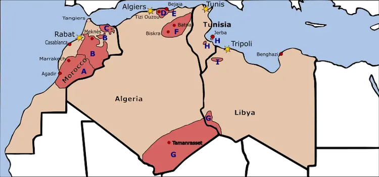 North Africa Berber languages